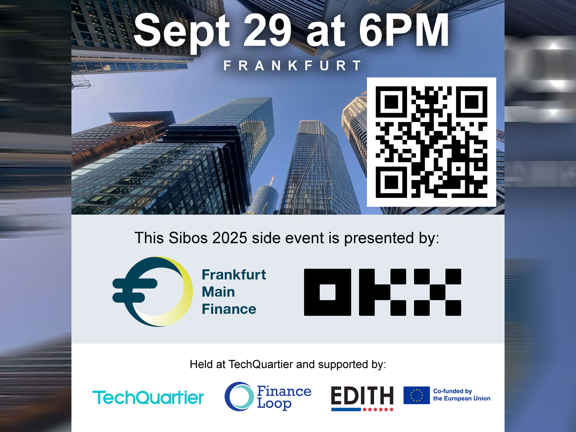 Sibos 2025 Frankfurt Side Event