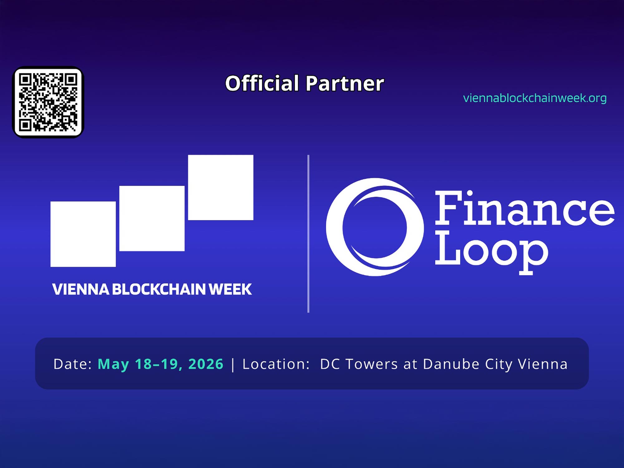 Vienna Blockchain Week (VBW 2026) and Finance Loop partner up